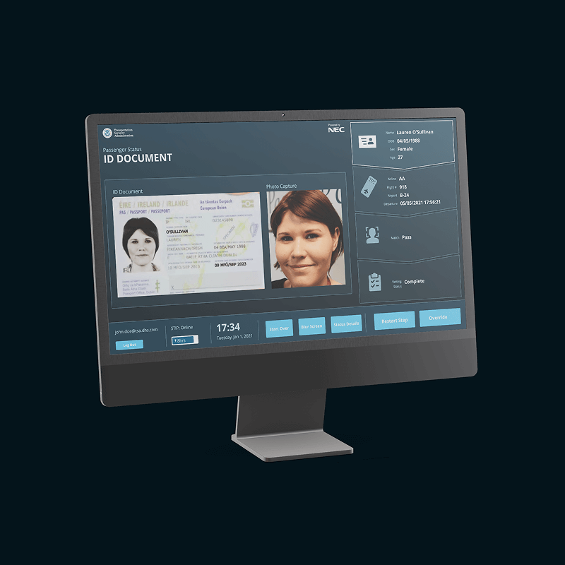 Designing an Efficient TSA Security Kiosk Interface